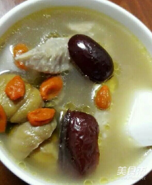 Chestnut, Red Dates, Wolfberry and Old Hen Soup recipe