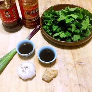 Mint Lamb Rice Noodles recipe