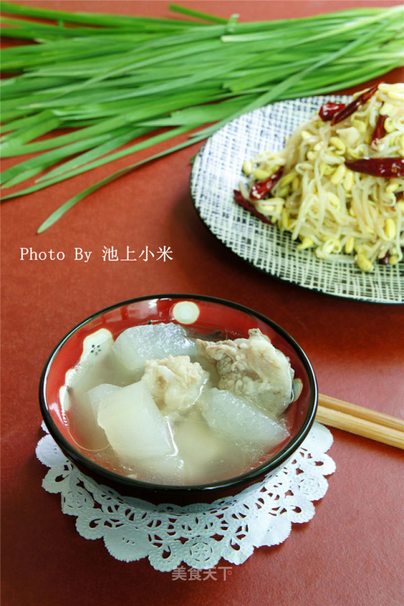【cone Bone Winter Melon Soup】 recipe