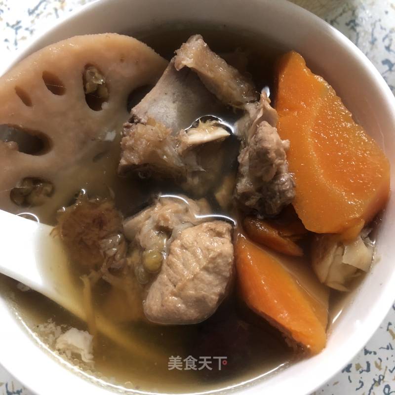 Lotus Root and Mung Bean Bone Soup, Great 🎉 recipe