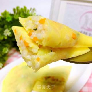 Baby Food Supplement Egg Dumpling Rice, Do You Like It? recipe