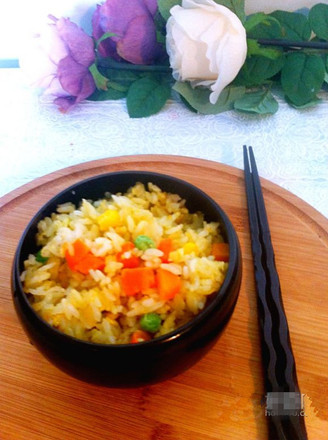 Fried Rice with Mixed Vegetables and Eggs