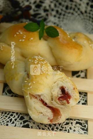 #aca烤明星大赛# Stuffing Twisted Bread recipe