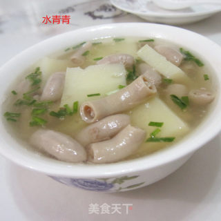 Rice Tofu Small Intestine Soup recipe