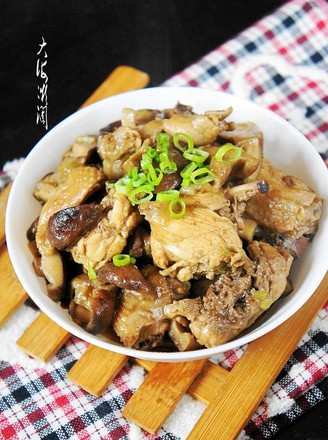 Stewed Chicken with Mushrooms recipe