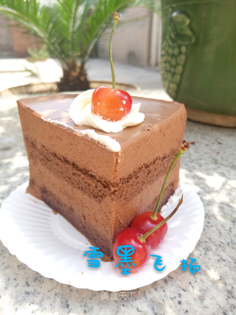 #aca烤明星大赛# Eight-inch Chocolate Mousse Cake recipe