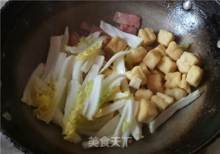 Baby Vegetable Tofu with Oil recipe