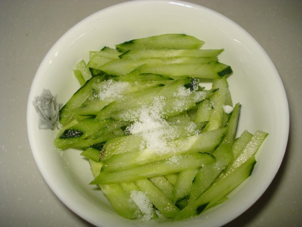 Enoki Mushroom and Cucumber Salad recipe