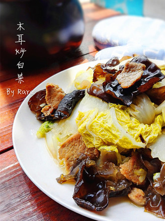 Stir-fried Chinese Cabbage with Fungus recipe