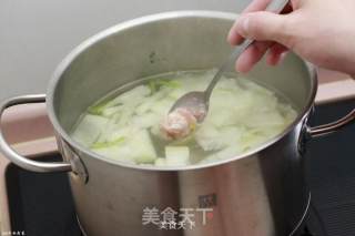 Yuanma's Private House-winter Melon Meatball Soup recipe