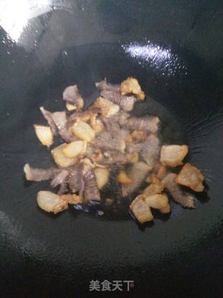 Stir-fried Radish with Bacon recipe