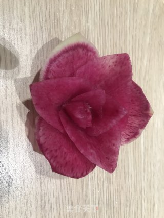 Teach You How to Carve Radish Flowers (straight Rose recipe