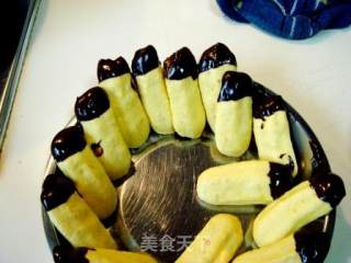 Chocolate Finger Biscuits & Chocolate Balls recipe