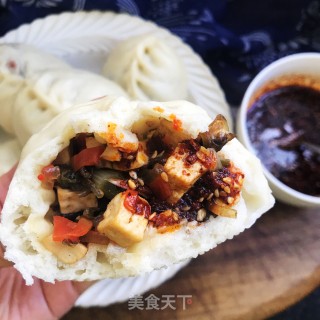 Ground Soft Tofu Buns recipe