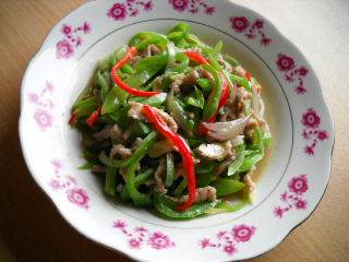 Stir-fried Pork with Snake Beans recipe