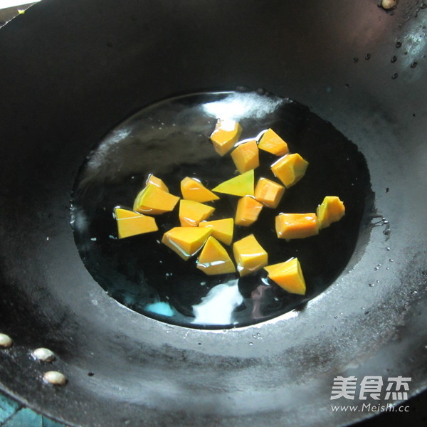 Soft Tofu with Diced Pumpkin recipe