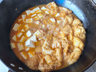 Braised Tofu with Crab Roe Sauce recipe