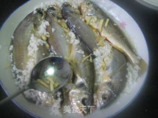Steamed Yellow Croaker with Rice Wine recipe