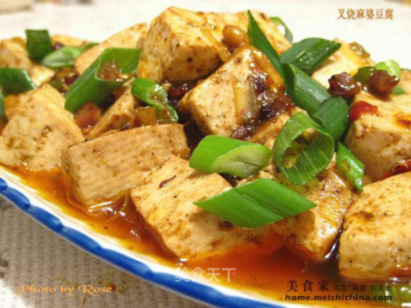 Shanzhai Style Barbecued Pork Tofu with Mapo