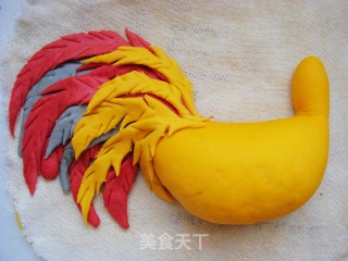 [henan] Golden Chicken New Year Bean Paste (creative Pastry) recipe