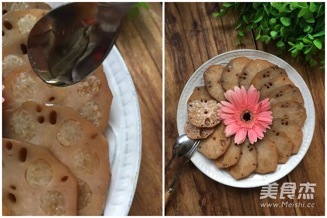 Brown Sugar Glutinous Rice Lotus Root: Sweeten Life recipe