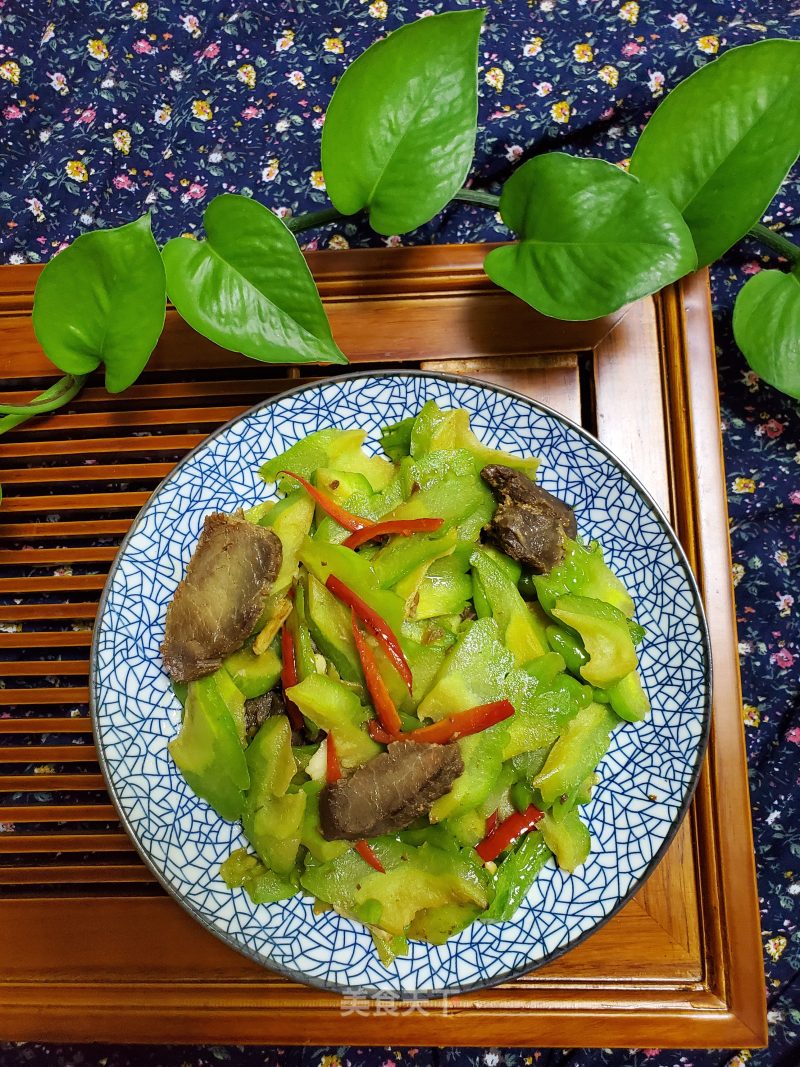 Char Siew and Stir-fried Bitter Gourd recipe