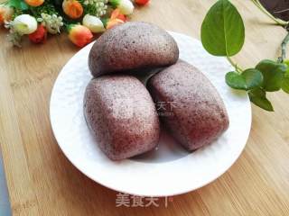 #aca烤明星大赛#black Rice Noodle Buns recipe