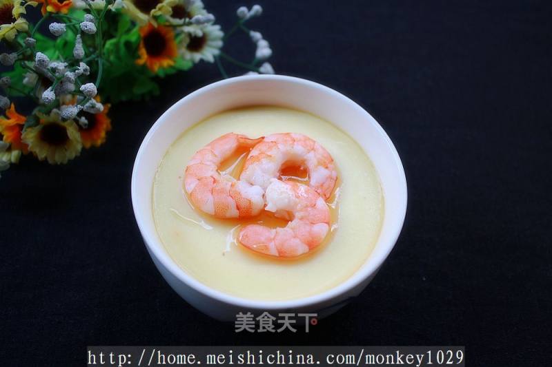 Steamed Egg with Shrimp recipe