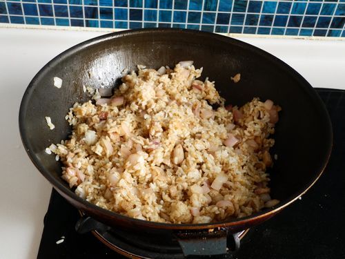 Fried Rice with Onion recipe