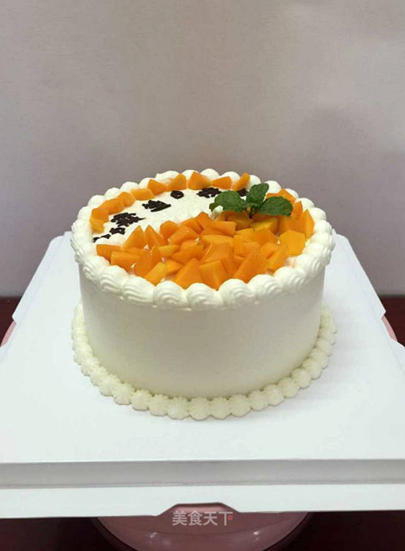 【mango Butter Cake】--- I Like The Cake without Any Additives and No Coloring. recipe