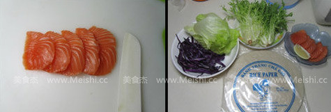 Salmon Vegetable Roll recipe