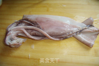 Grilled Squid with Sauce recipe