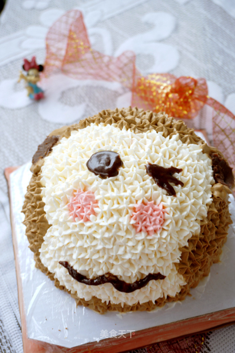 #trust之美# Decorating Cake: Little Monkey recipe