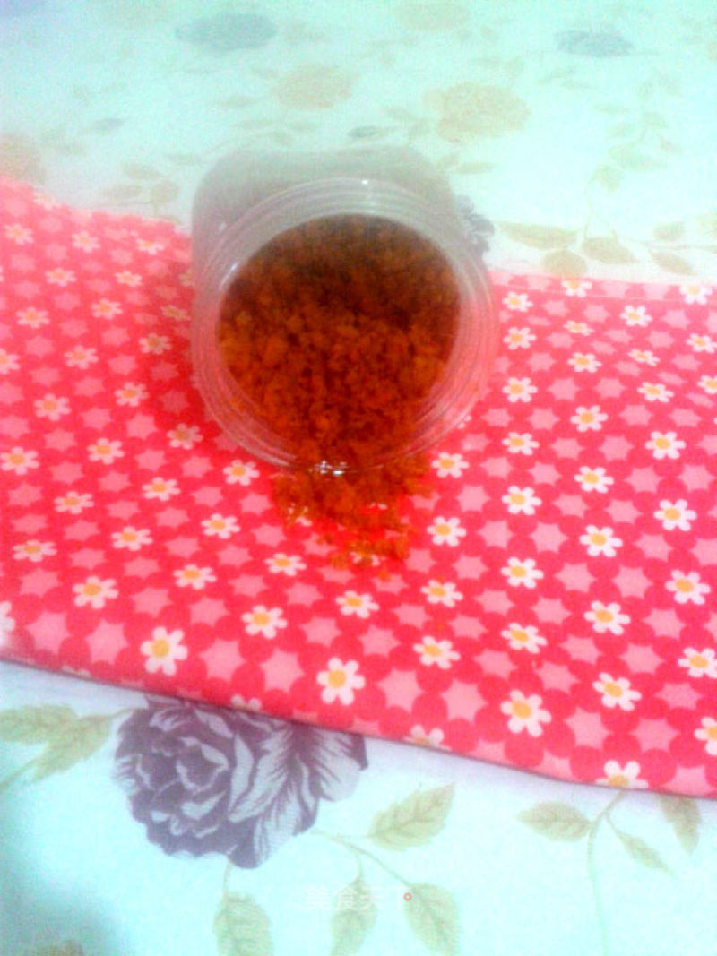 Carrot Version-vegetarian Pork Floss recipe