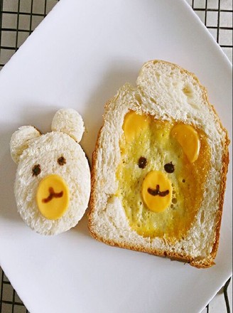 Cute Bear Toast recipe