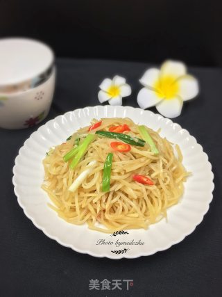 Hot and Sour Potato Shreds recipe