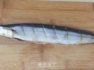 Grilled Saury with Garlic recipe