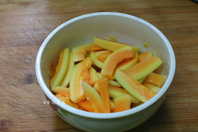 Black Vinegar Papaya Strips recipe