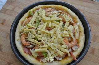 It's Delicious with Enough Food-[hailu Shuanghui Pizza] recipe
