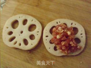 Minced Meat Lotus Root Folder recipe