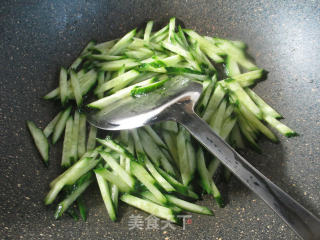 Cucumber Fried Dried Shreds recipe