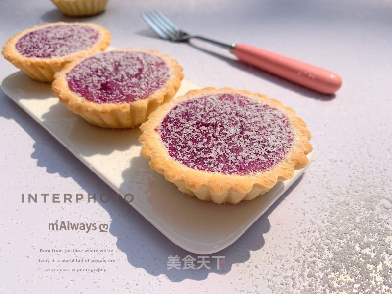 Purple Sweet Potato Tart recipe