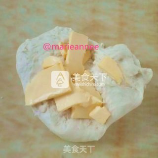 Hand Kneaded Bean Paste Flower Bread recipe