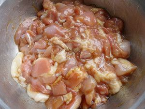 Fried Chicken Nuggets with Walnuts recipe