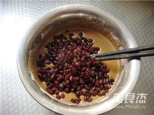 Glutinous Red Bean Cool Cake recipe