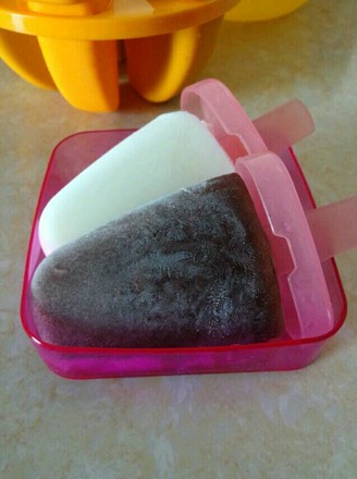 Red Bean Popsicles + Milk Popsicles recipe