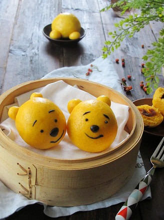 Winnie The Pooh Bean Paste Bun