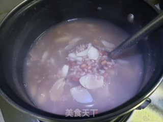 Lily Red Bean Congee recipe