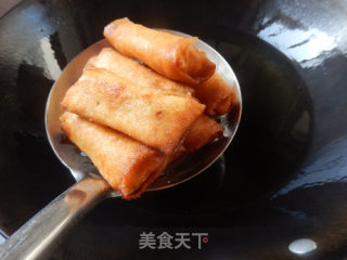 Banana Cheese Spring Rolls recipe