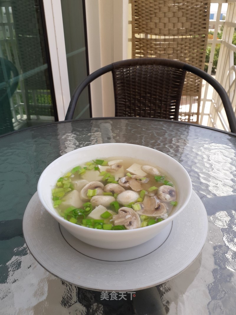 Tofu and Mushroom Soup for Weight Loss recipe